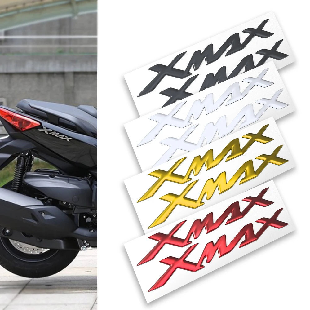 

For Yamaha X-MAX XMAX 125 250 400 300 Motorcycle Decals Stickers Badge 3D Decal Raised Tank Wheel Tank Decals Applique Emblem