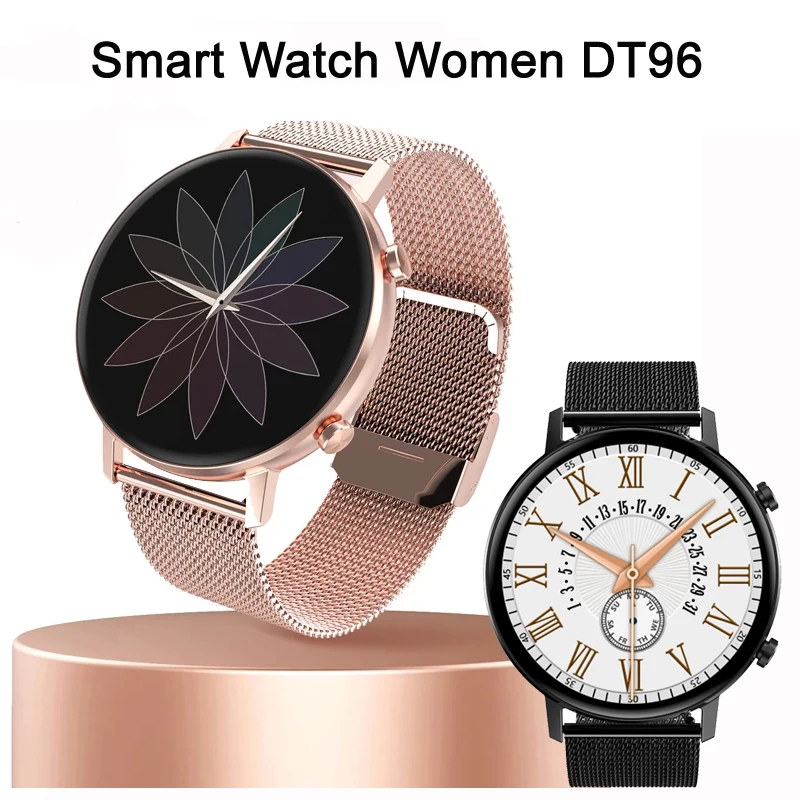 

Smart Watch DT96 Men Women IP67 Heart Rate Blood Pressure Oxygen Sports Smartwatch for Android iOS Phone