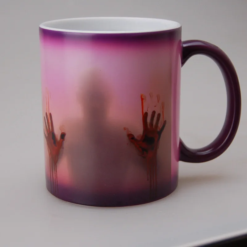 350 мл креативные личные Хэллоуин ужасные чашки-хамелеоны фарфоровые чашки с