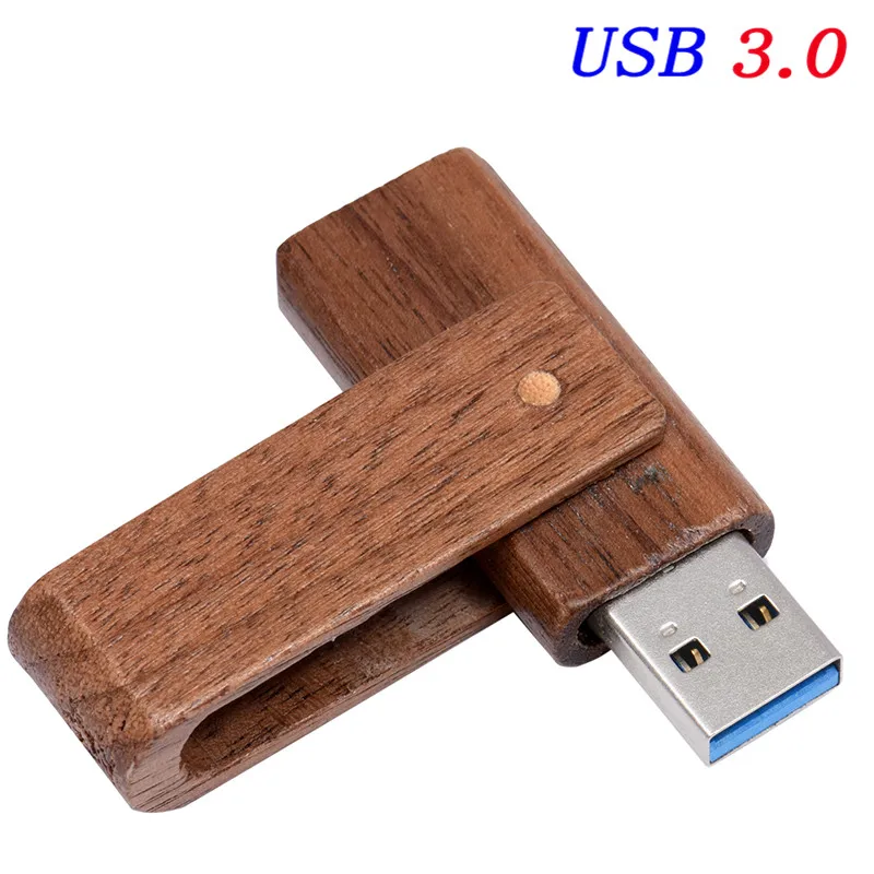 JASTER USB3.0 логотип клиента деревянный флеш-накопитель деревянная Флешка 4 ГБ 8 ГБ 16 ГБ 32 ГБ 64 Гб карта памяти(более 5 шт. бесплатный логотип - Цвет: walnut wood