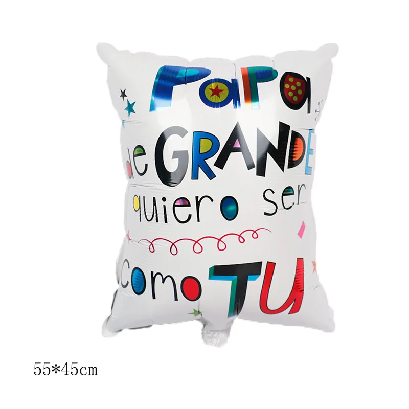 Воздушные шары с гелием 1 шт. надписью веселый папа в испанском стиле на День отца