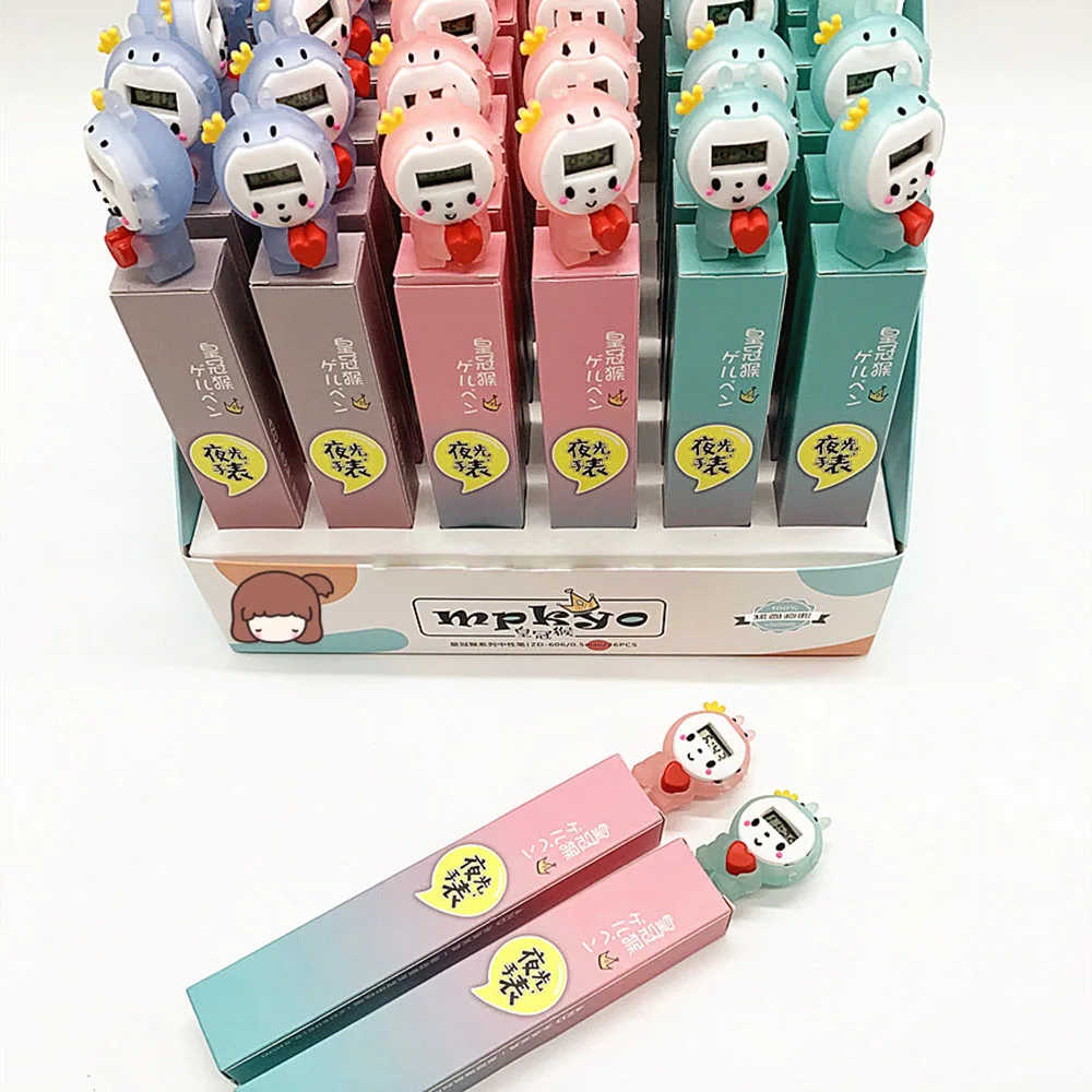 Гелевая ручка для творчества 1 шт. светящиеся электронные часы 0 38 мм