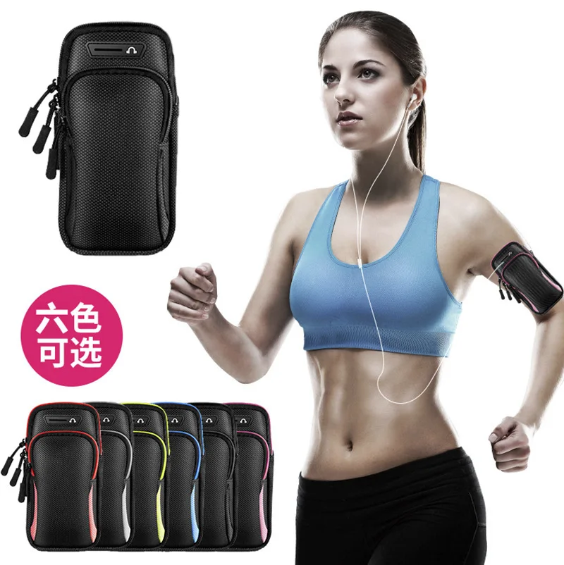 

Universal 6.8'' Waterproof Sport Armband Bag Luminous for Outdoor Gym Running Arm Band Mobile Phone Bag Case Coverage Holder