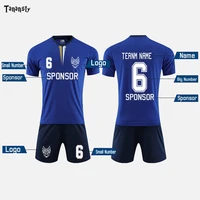 football jerseys with shorts men jersey soccer uniform suit football training shirts with shorts custom name number recommend