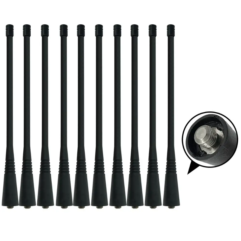 10 шт. VBLL Walkie Talkie UHF длинная плетёная Антенна для Motorola Radio PR400 PRO3150 GP340 CP200 GP680 HT750 HT1250