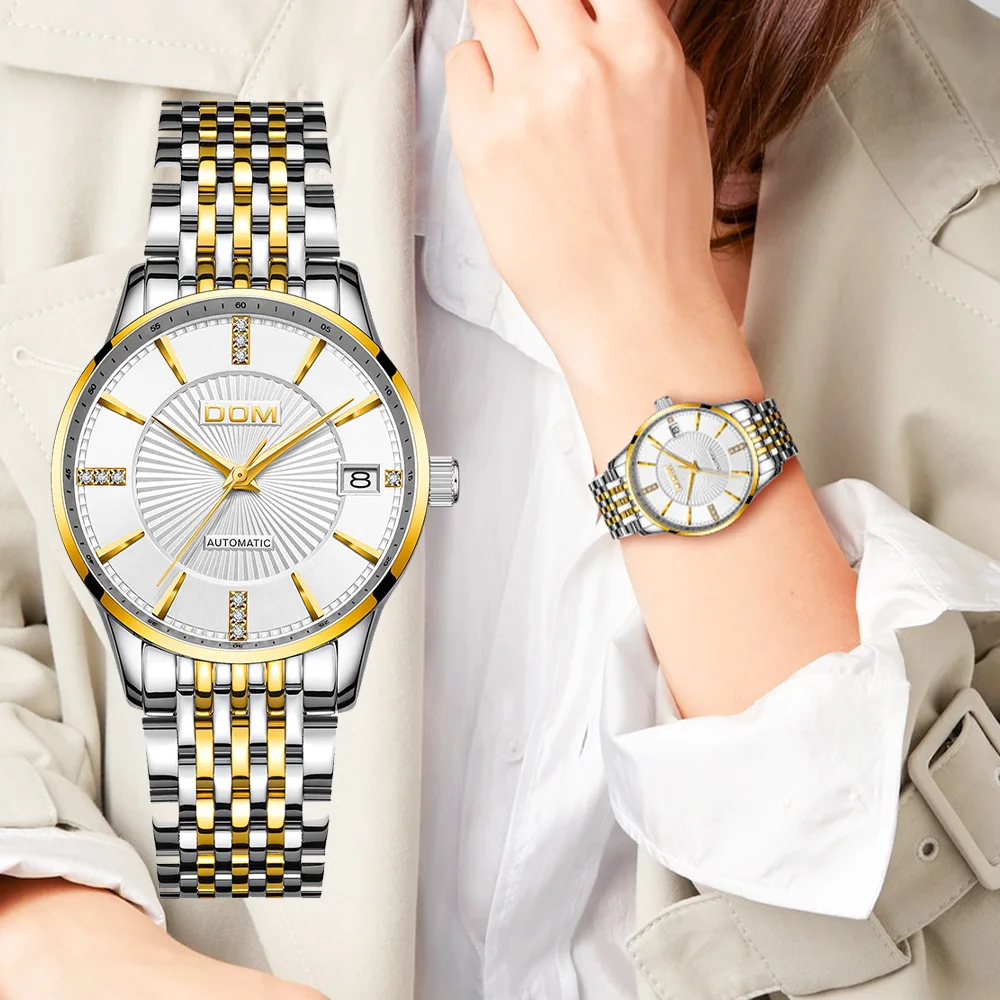 

Новые модные женские механические часы, дизайнерские часы-скелетоны, Роскошные водонепроницаемые женские автоматические часы, Montre Femme G-79