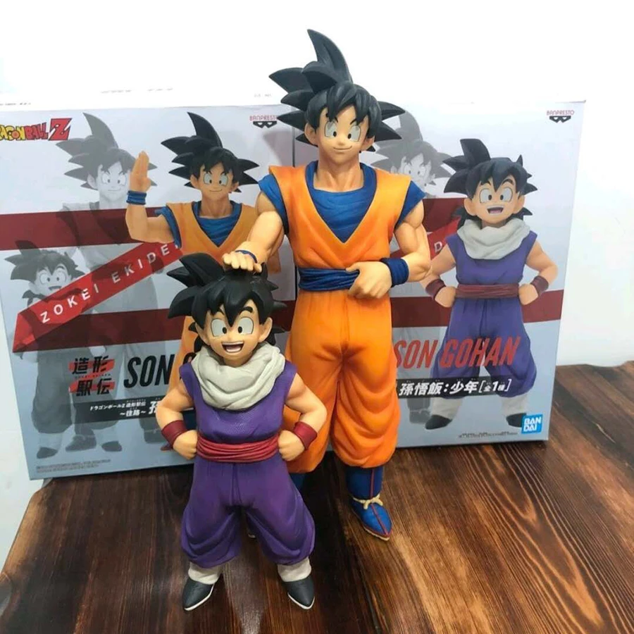 

Original Banpresto Anime D B Zoukei Ekiden Goku Gohan PVC Action Figure Collectible Model Dolls Toys Figurals Brinquedos