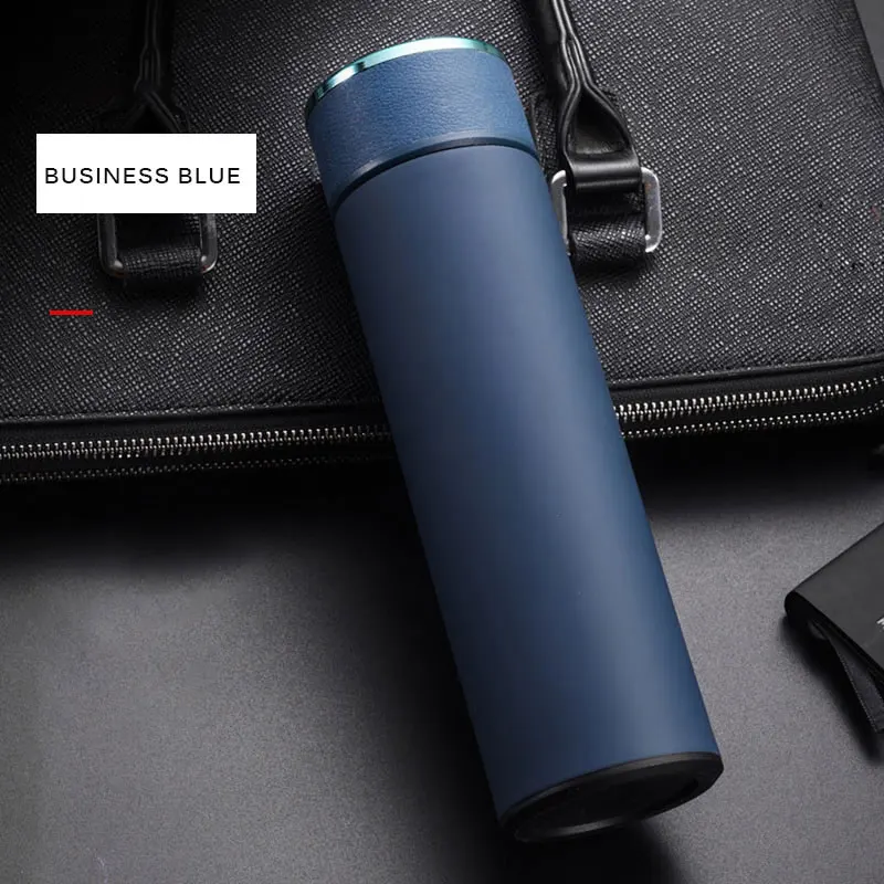500 мл Термос из нержавеющей стали чашка с температурным дисплеем термосы для