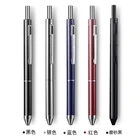 Шариковая ручка, 4 в 1, многоцветная, металлическая, 3 цвета