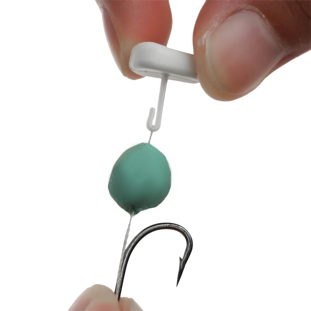 Фиксатор кукурузный 50 шт. с микрокрючком выдвижная приманка для волос рыболовные