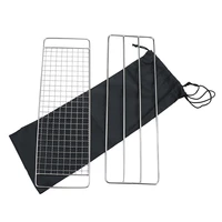 hot sale portable outdoor camping hiking convenient bbq bbq barbecue frame barbecue cooling frame stainless steel barbecue net