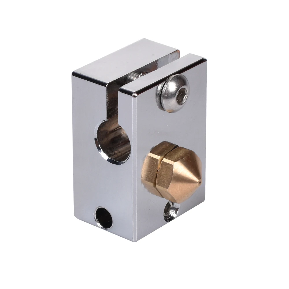 Оригинальный нагревательный блок V6 из меди для E3D Hotend сопло силиконовый Носок