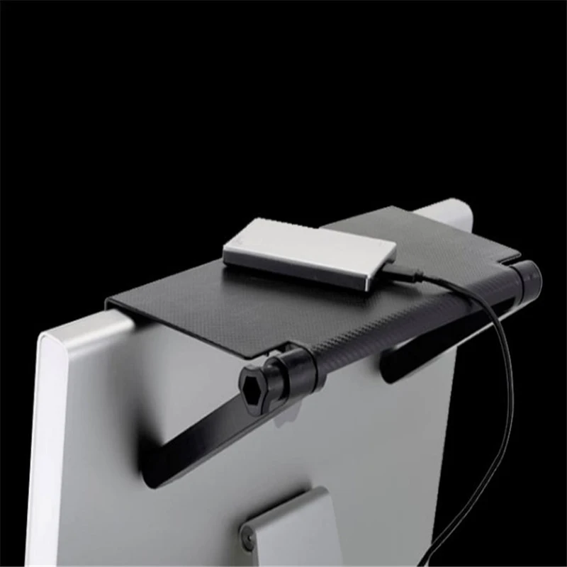 

Adjustable Multifunctional Screen Top Monitor Shelf No Punching TV Set Top Box Router Computer Storage Shelves