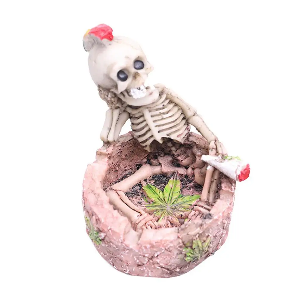 

Каучуковая пепельница, украшение для Хэллоуина, портативные пепельницы, поделки для террасы, ресторана, KTV