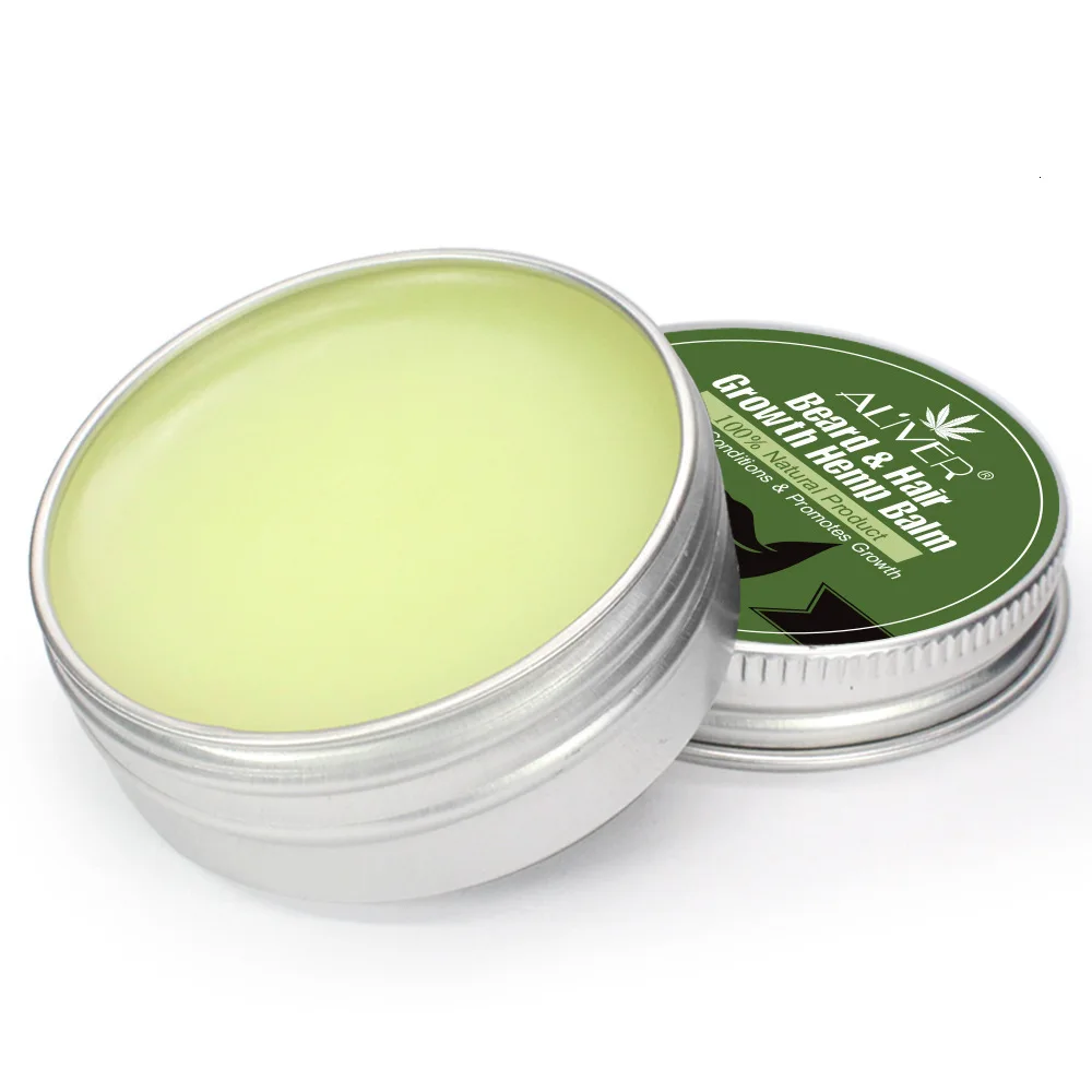 Men Organic Beard Hemp Cbd Oil Balm Moustache Wax Styling Beeswax Moisturizing Smoothing Gentlemen Beard Care Natural Hemp Balm