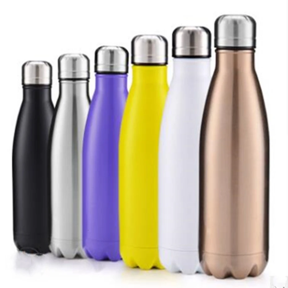 500ml Double wall Stainles Steel Water bottle Thermos keep Hot and Cold Insulated Vacuum Flask for Sport | Дом и сад