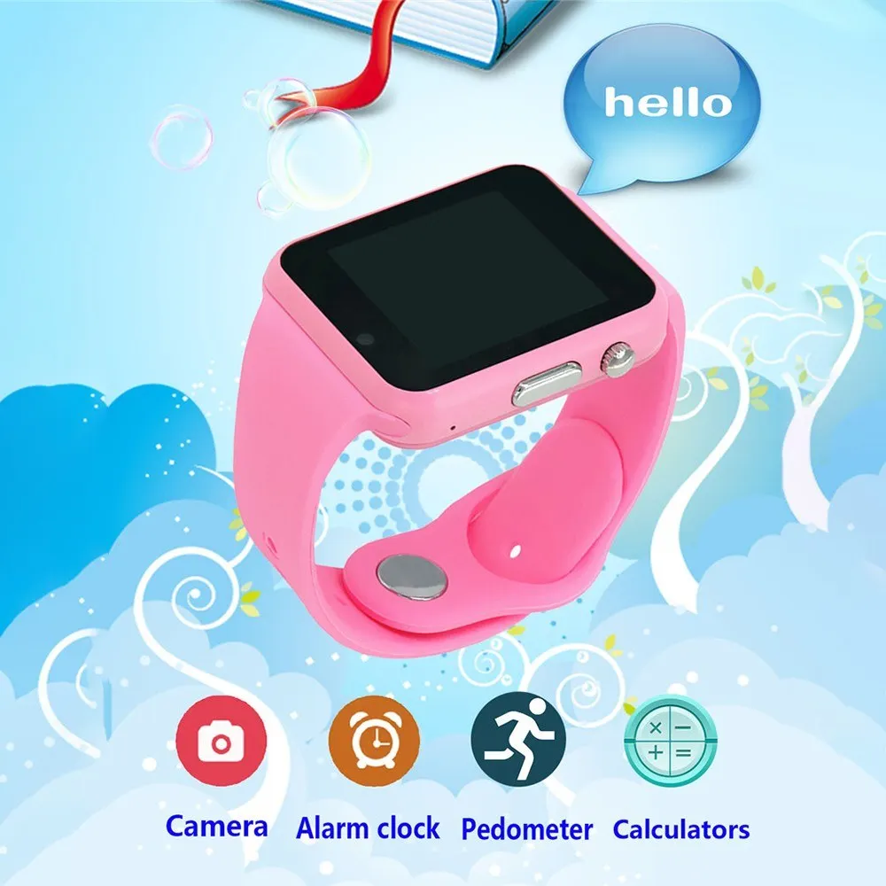 

Kids Smart Watch Children Tracker Smartwatch with Camera Anti Lost for IOS Android BT Cell Phone Touch Screen Pedometer Sleep Mo