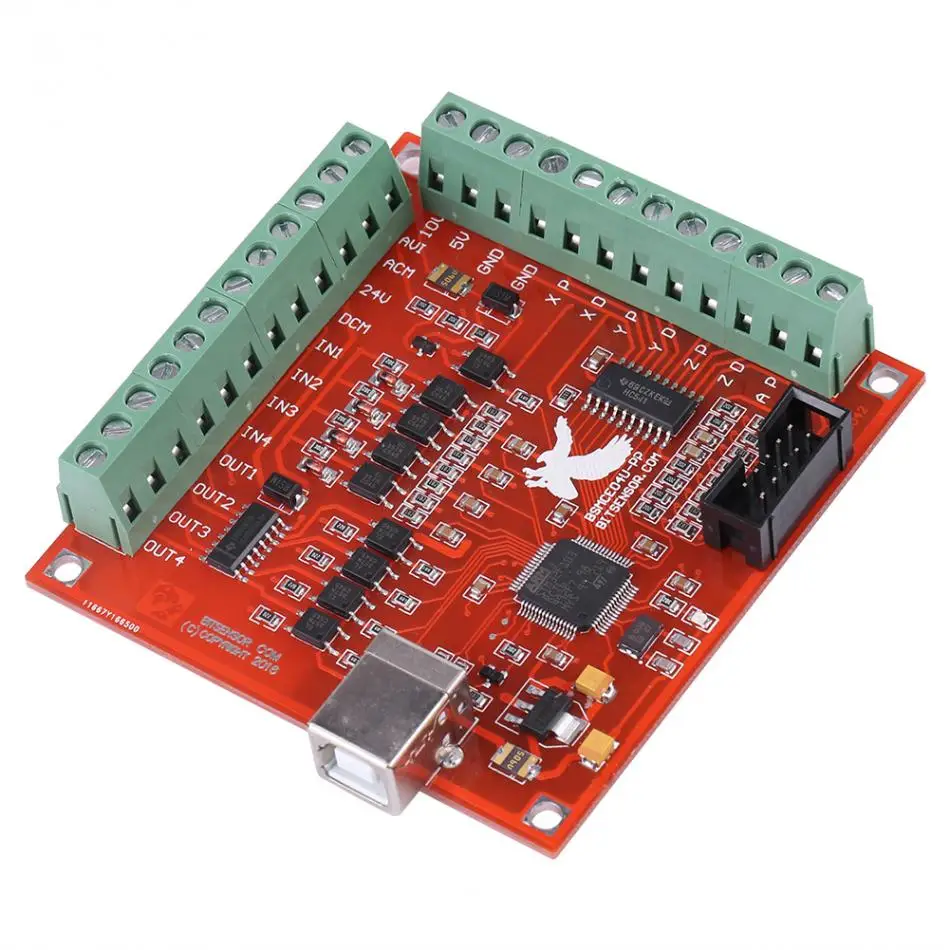 Контроллер двигателя с ЧПУ модуль USB MACH3 100 кГц контроллер плата карты для