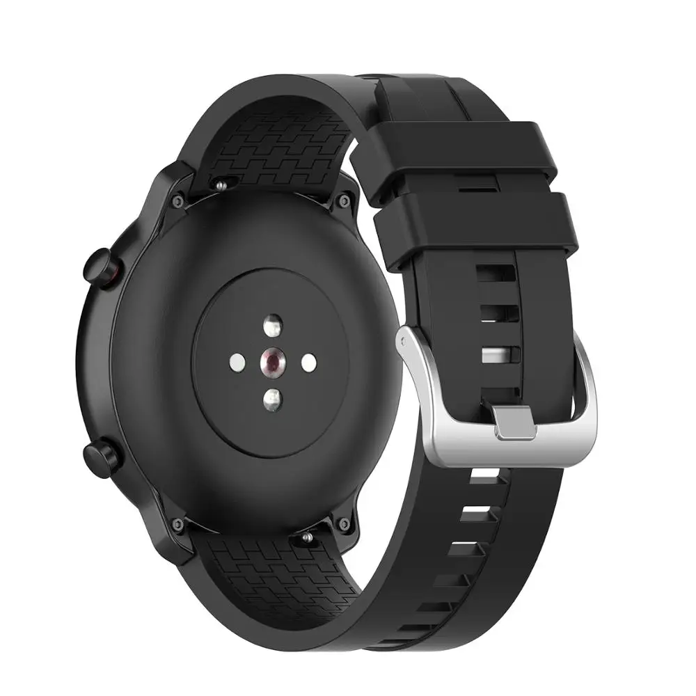 Ремешок силиконовый для часов Amazfit Gtr браслет Xiaomi 47 мм Samsung Galaxy Gear S3 46 Polar Vantage