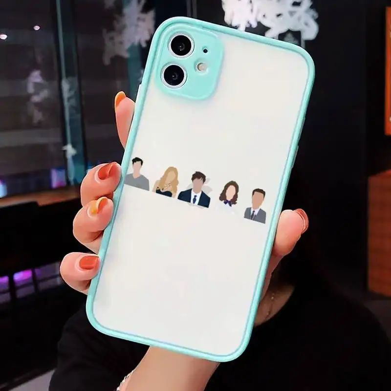 

Gossip Girl Love Best Friends Phone Cases Matte For iPhone 12 Mini 11 Pro XR XS Max 7 8 Plus X Hard PC Back Cover