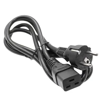 iec 320 c19 to eu schuko 2 prong plug extension cord for ups pdu connected to c19 ac power cable adapter lead eu plug