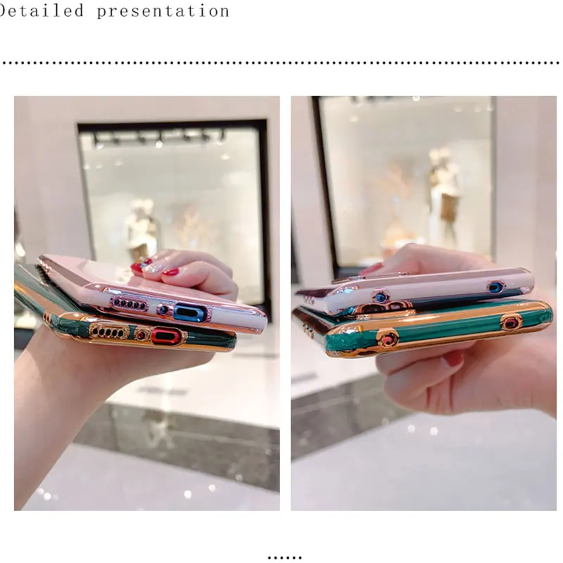 Luxury Silicone Case For Vivo V17 Neo phone Case For Vivo V17 Cover Shockproof Fundas Ring Stand Holder Case Vivo V17 Neo S1 pro