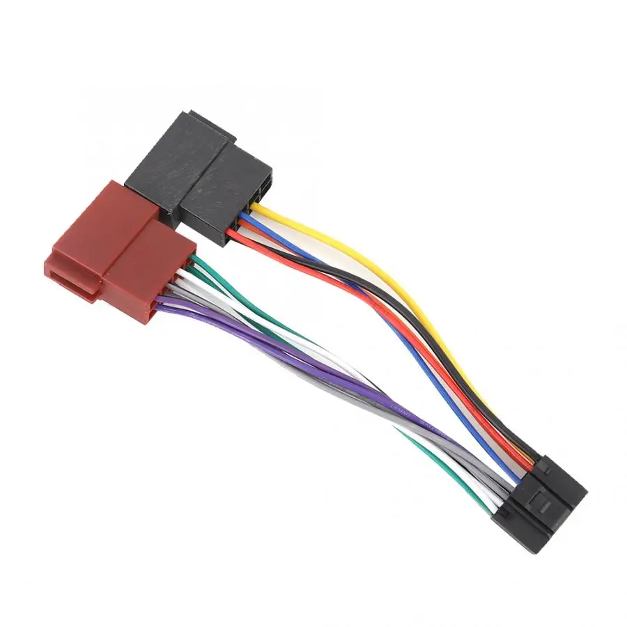 16 контактный разъем для кабеля с внутренней резьбой ISO Kenwood JVC|Кабели адаптеры и