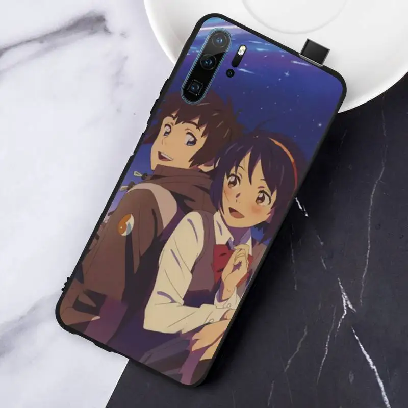 

Your Name japanese anime manga Phone Case For Huawei honor Mate P 10 20 30 40 i 9 8 pro x Lite smart 2019 nova 5t