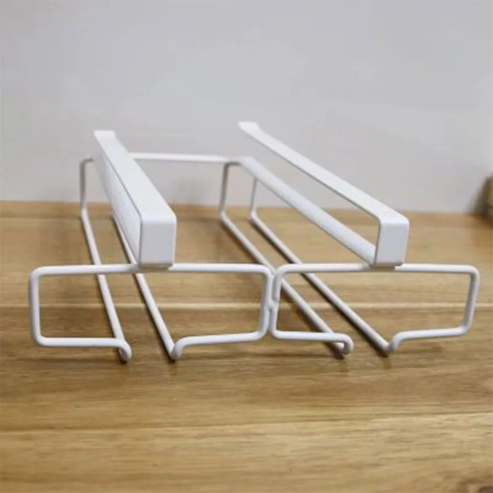 Double Rows Wine Glasses Holder Hanging Upside Down Cup Goblets Display Rack Home Bar Stainless Steel Stand | Дом и сад