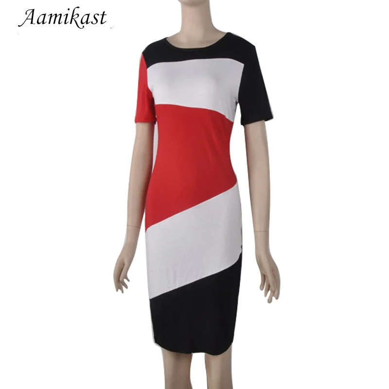 

New Fashion women dress Elegant O-neck Short Sleeve Pencil Party Cocktail Bodycon Women Dresses robe