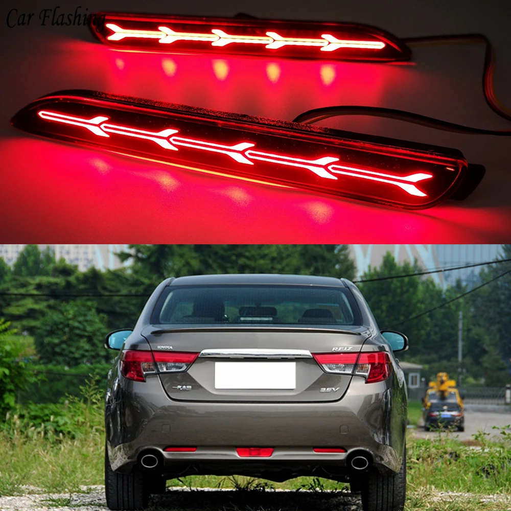 2 шт. светодиодный светодиодные ламсветильник для заднего бампера Toyota RAV4 Harrier Sienna