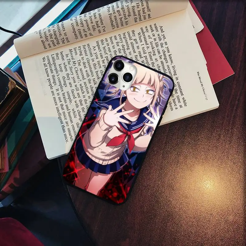 

toga himiko my hero academia anime Phone Case for iPhone 11 12 pro XS MAX 8 7 6 6S Plus X 5S SE 2020 XR Soft silicone
