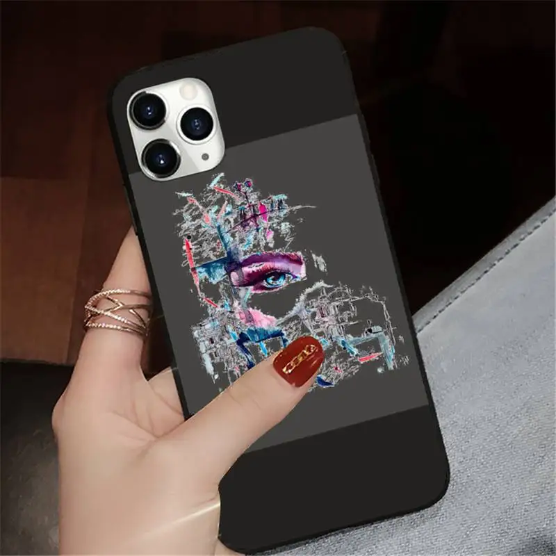 

Art Abstract Phone Case for iPhone 7 8 11 12 Pro X XS Max XR Samsung A S 10 20 50 Plus pro funda