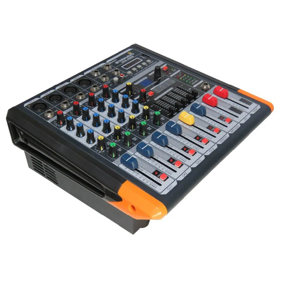 STARAUDIO 4 канальный усилитель караоке сценические вечерние KTV аудио микшер MP3 Bluetooth USB SD 16 DSP микшерный пульт SMX-4000B