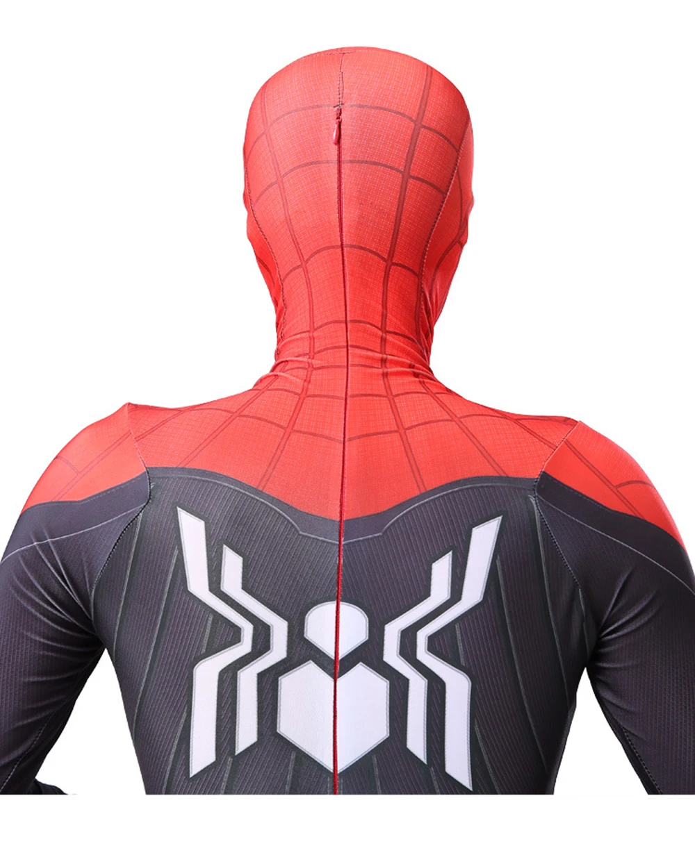 Cупергероя на Хеллоуин красный Spiderboy карнавальный костюм Костюмы с маской для