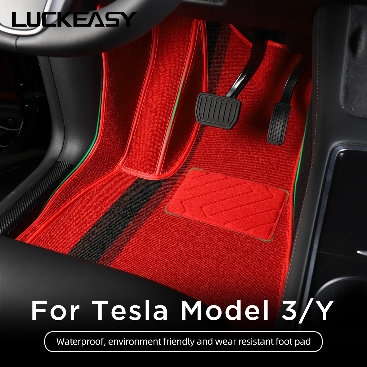 

For Tesla Model 3 Model Y Floor Mat Front Rear Trunk Mat model3 2017-2022 Car Surrounded Special Foot Pad Accessories Floor Mat