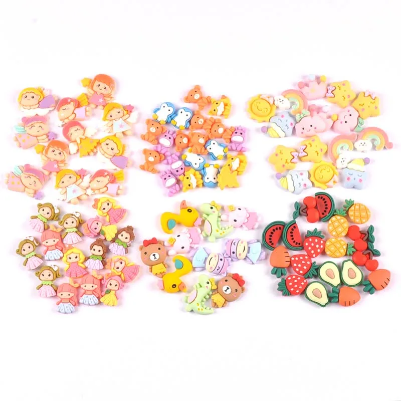 

20 шт., разнообразные кабошоны из смолы для украшения, скрапбукинга, рукоделия, украшения для дома cp3148