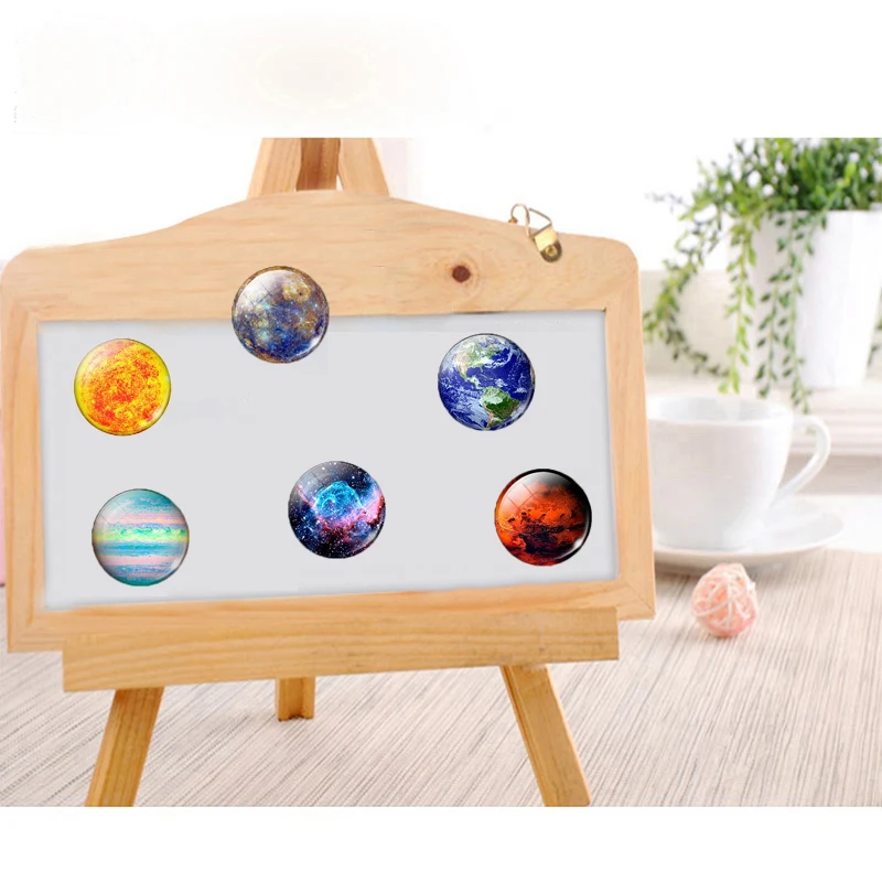 Наклейка на солнечную систему Nebula Galaxy украшение холодильник светящиеся в