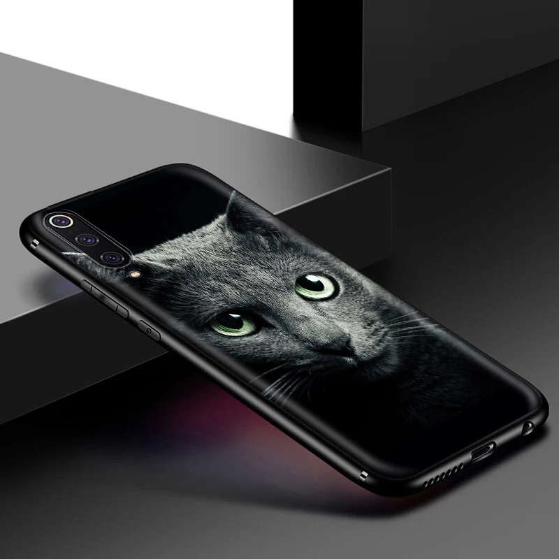 Милый мягкий силиконовый чехол YIMAOC Cat Kitty Blue Eyes для Samsung Galaxy S6 S7 Edge S8 S9 Plus A3 A5 A6 Note 8 9 |