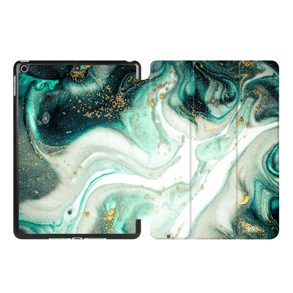MTT чехол с граффити для Apple iPad 9,7 дюймов A1822 A1823 Magentic TriFold из искусственной кожи Smart Cover для iPad 9,7 ''A1893 чехол - Цвет: IP07