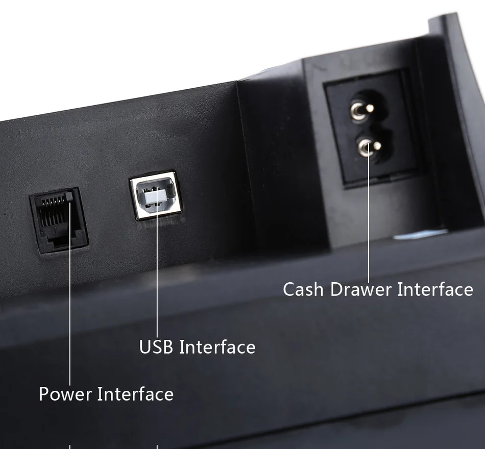 JP-5890k 58 мм черный термопринтер 58 мм Термопринтер 58 мм USB POS принтер для POS системы