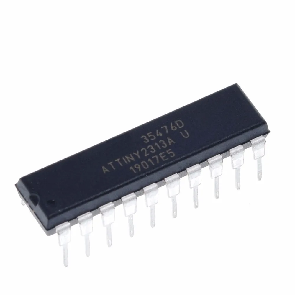 1 шт. ATTINY2313A-PU ATTINY2313 DIP20 MCU 8-битный ATtiny AVR RISC 2KB флэш-2,5 V/3,3 V/5 V 20-контактный разъем DIP