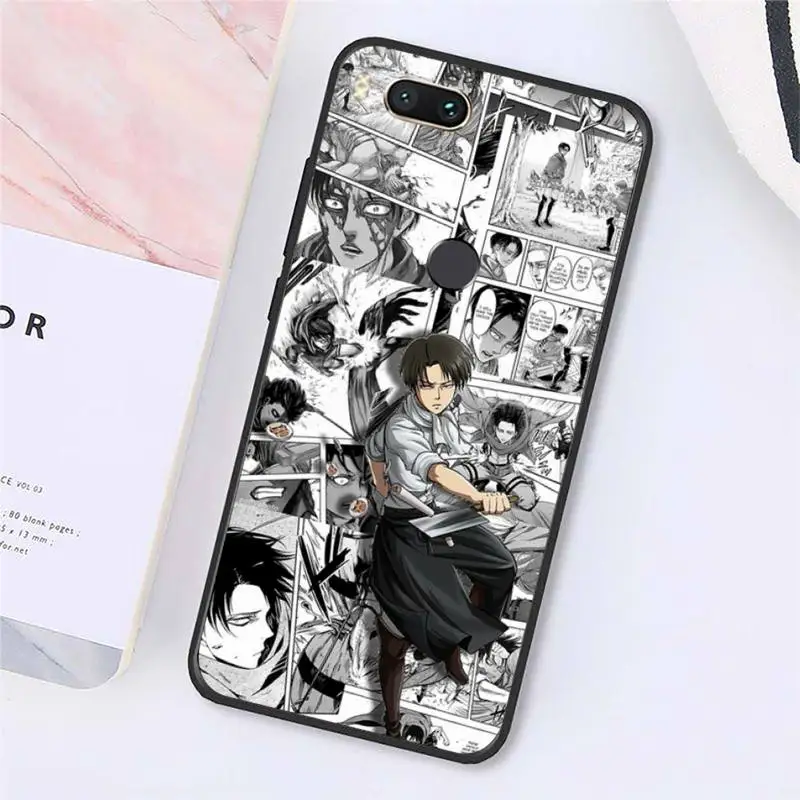 

Levi Ackerman Phone Case For Xiaomi Redmi note 7 8 9 t max3 s 10 pro lite