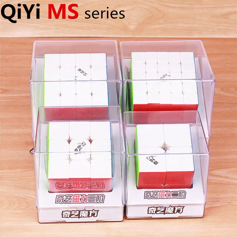 Qiyi ms series 2x2x2 3x3x3 4x4x4 5x5x5 Магнитный скоростной магический куб профессиональные
