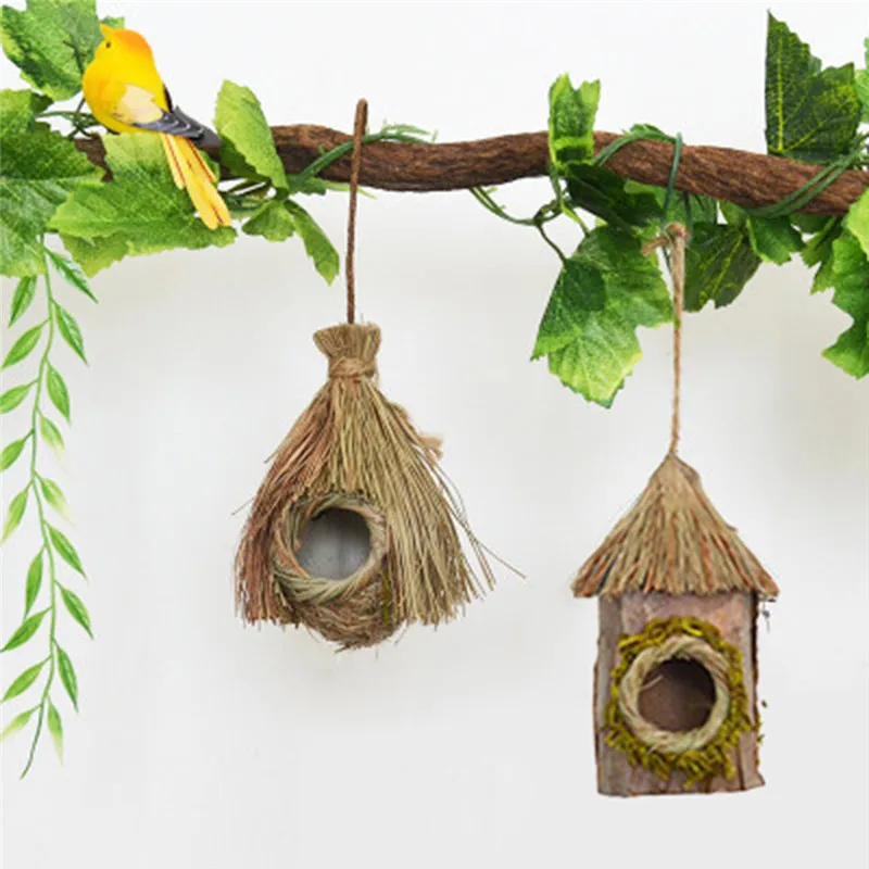 S Roosting Small Animals Hut Hanging House Decor