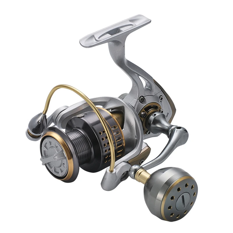 

Fishing Reel 15KG Max Drag Metal Spool Spinning Reel Stainless Steel Handle Line Spool Saltwater Fishing Accessories