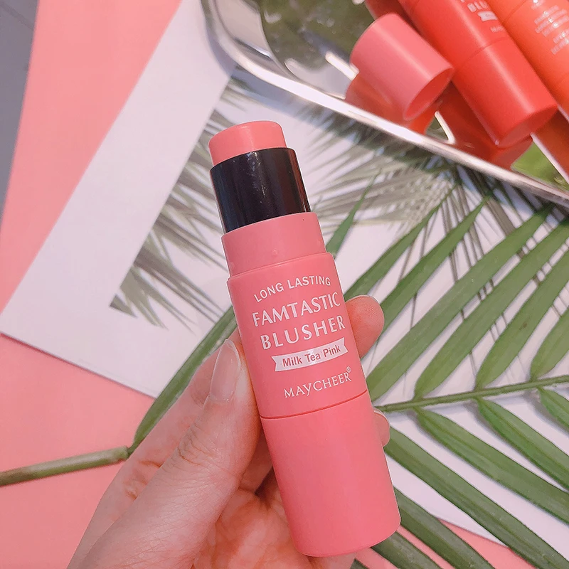 Водонепроницаемый не цветущий румяна стик 3D стерео контурный Пигмент палитра