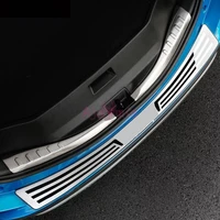 accessories for toyota rav4 xa40 2016 2017 2018 304 stainless steel rear trunk door sills plate bumper guard kits car styling