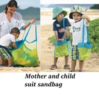 Детские пляжные сумки для игрушек, для матери и ребенка, для пляжа, для хранения игрушек, песка, портативная детская одежда, сумка для полотенец, мелочи, сумка-тоут с сеткой