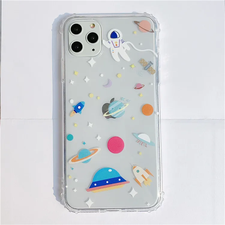 Niceking Angels чехол для телефона Fundas для iPhone X, XR, XS, MAX, 11 Pro, Max, 6 S, прозрачный чехол из ТПУ с цветочным принтом для мальчиков, чехол для iPhone 6, 6s, 7, 8 Plus - Цвет: 3